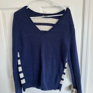 Long sleeve, Armani exchange striped sweater.